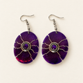 Peruvian Amethyst Eclipse Earrings product photo