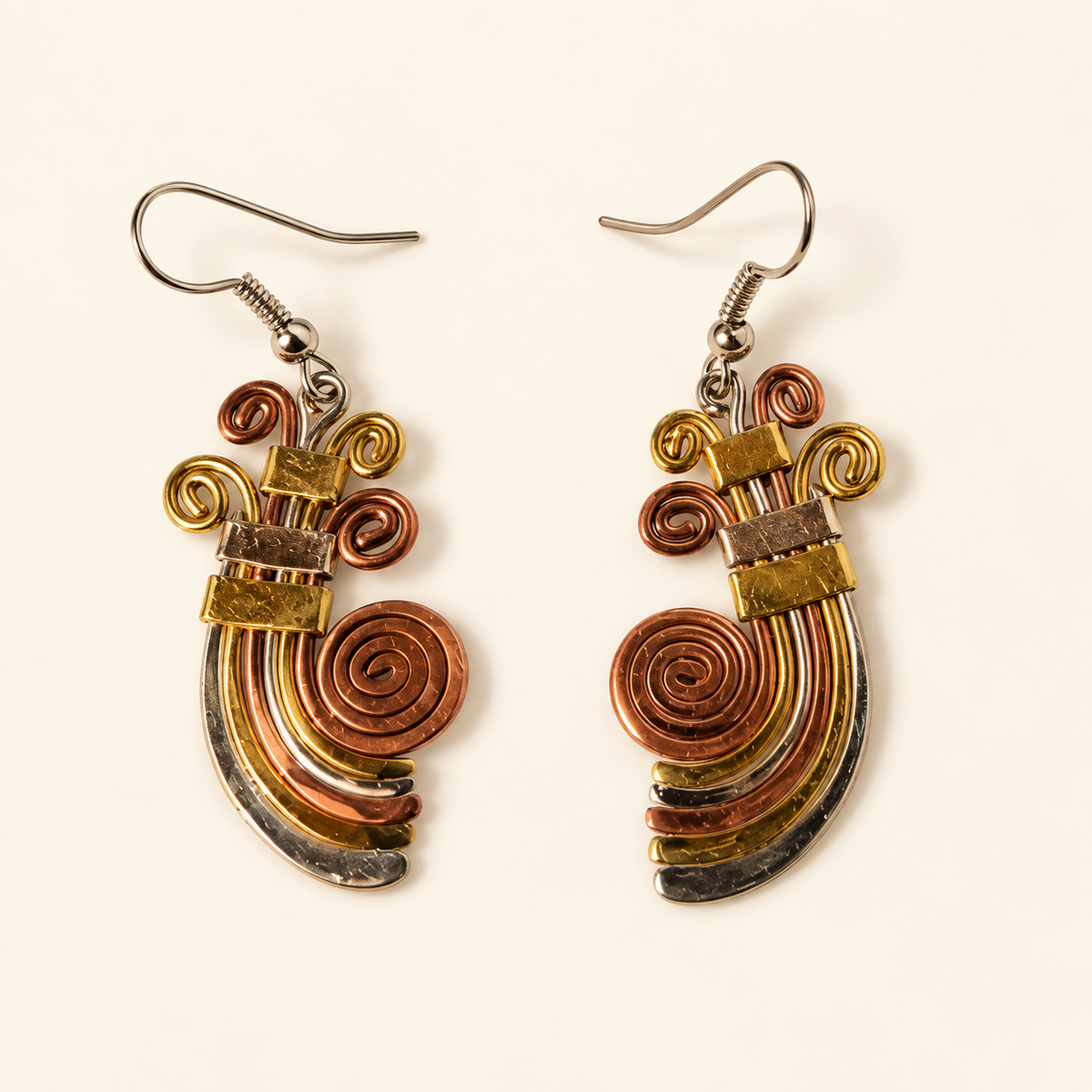 Peruvian Copper Whirl Drops product photo