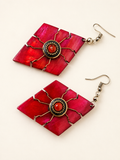 Peruvian Ember Sunburst Earrings product photo