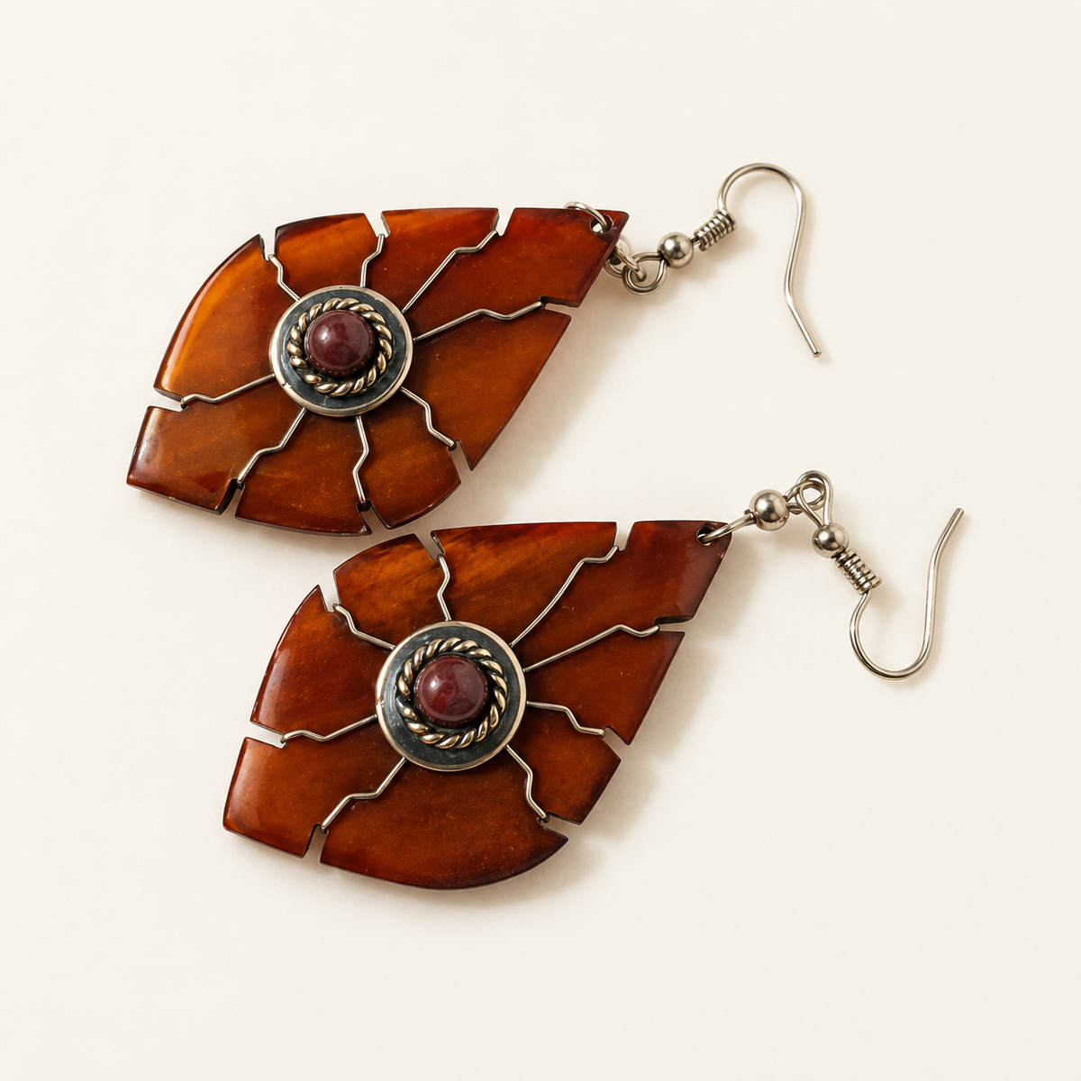 Peruvian Terra Mosaic Earrings product photo