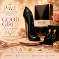 Good Girl fragrance themed gift set promotional image