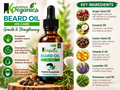 Klutchja Organics Growth & Strengthening Beard Oil