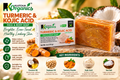 Klutchja Organics Turmeric & Kojic Acid Face & Body Soap with Vitamin C